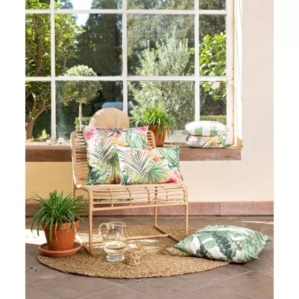 Outdoor-Kissenhulle Kokamo Mit Tropischem Print