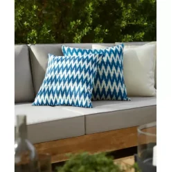 Outdoor-Kissenhulle Maillot Mit Ikat Muster
