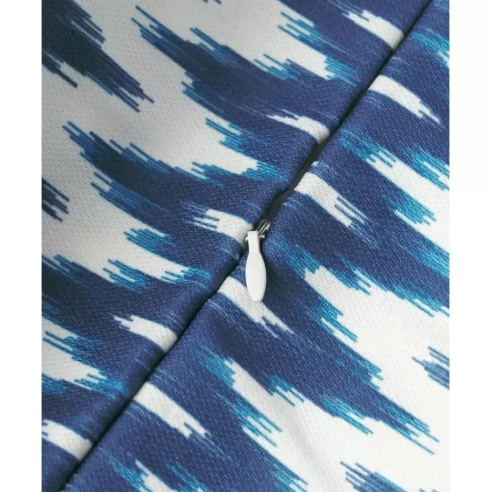 Outdoor-Kissenhulle Maillot Mit Ikat Muster