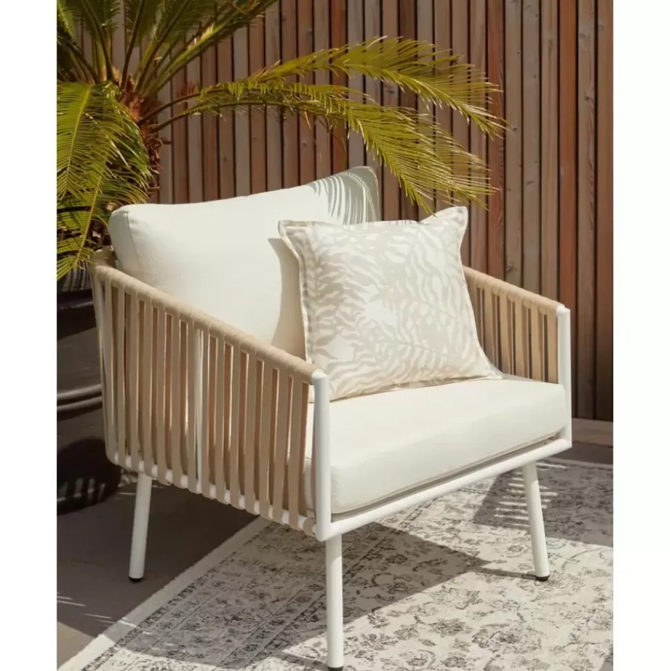 Outdoor-Kissenhulle Ortun Mit Jacquard-Muster