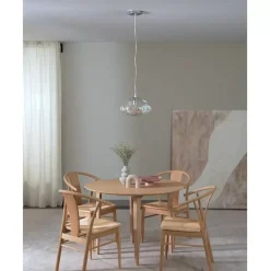 Pendelleuchte Amora Aus Irisierendem Glas