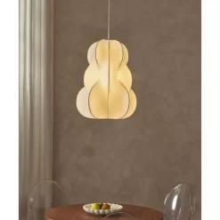 Pendelleuchte Arwa In Seiden-Optik
