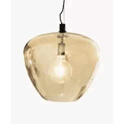 Pendelleuchte Bellissimo Aus Getontem Glas