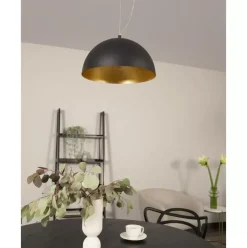 Pendelleuchte Brad Mit Gold-Dekor