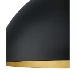 Pendelleuchte Brad Mit Gold-Dekor