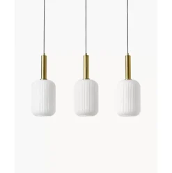 Pendelleuchte Candela Aus Opalglas