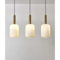 Pendelleuchte Candela Aus Opalglas