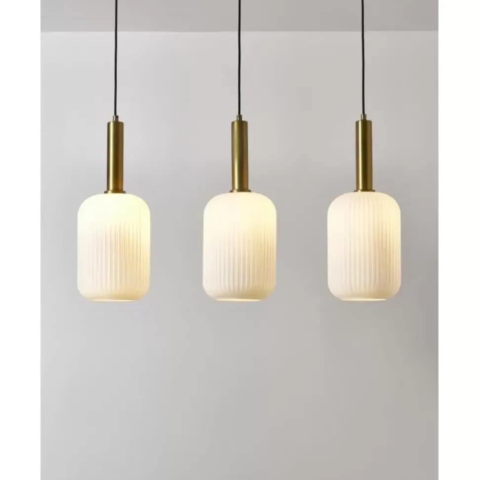 Pendelleuchte Candela Aus Opalglas