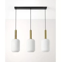 Pendelleuchte Candela Aus Opalglas
