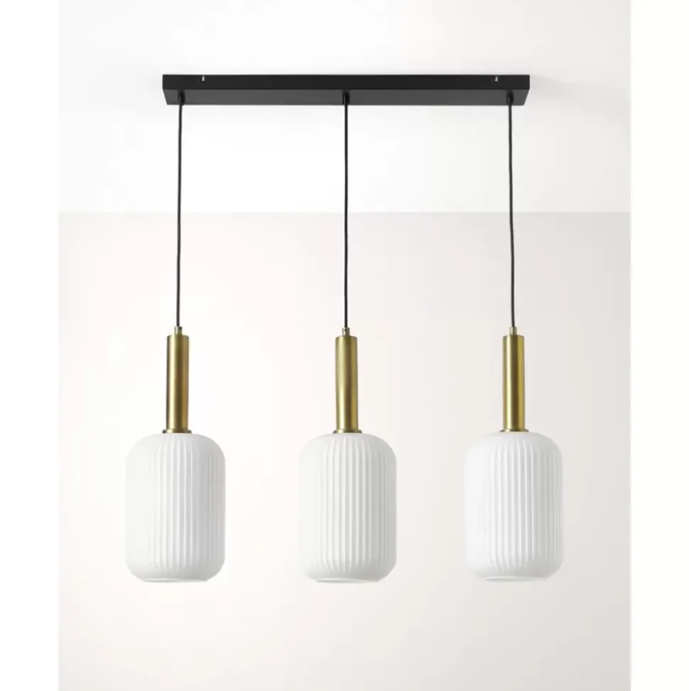 Pendelleuchte Candela Aus Opalglas