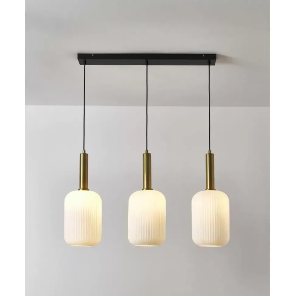 Pendelleuchte Candela Aus Opalglas