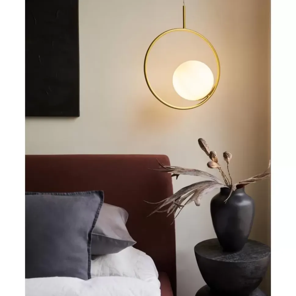 Pendelleuchte Chloe Aus Opalglas