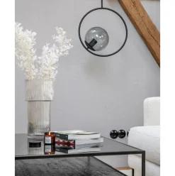Pendelleuchte Chloe Aus Rauchglas