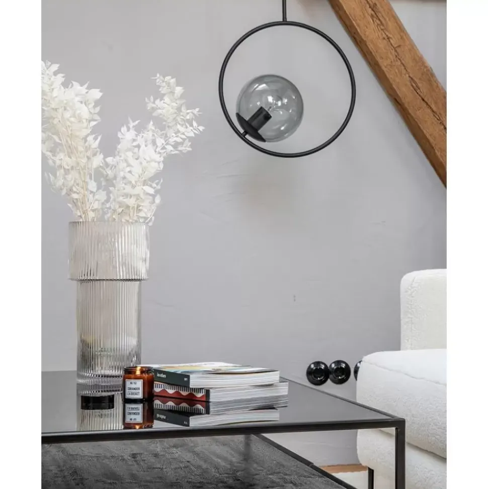 Pendelleuchte Chloe Aus Rauchglas