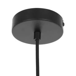 Pendelleuchte Claudette Mit Leinenschirm