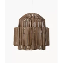 Pendelleuchte Emelee Aus Rattan