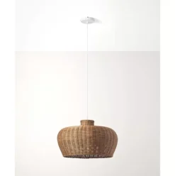 Pendelleuchte Krisa Aus Rattan