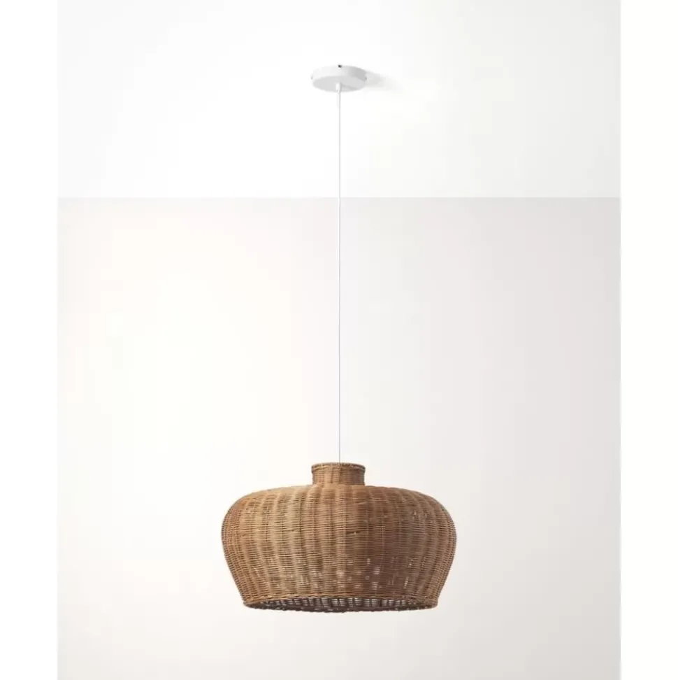 Pendelleuchte Krisa Aus Rattan