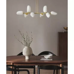 Pendelleuchte Lilja Aus Opalglas