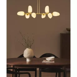 Pendelleuchte Lilja Aus Opalglas