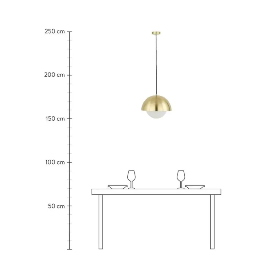 Pendelleuchte Lucille Mit Opalglas