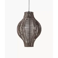 Pendelleuchte Malena Aus Rattan