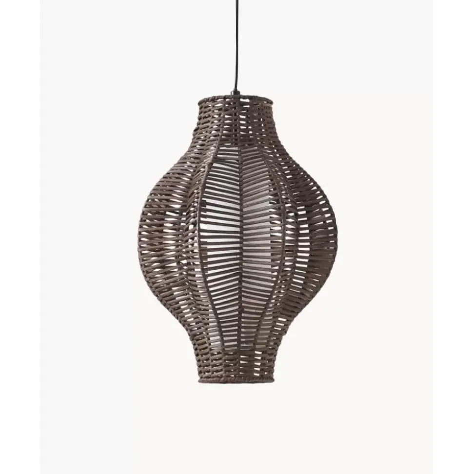 Pendelleuchte Malena Aus Rattan