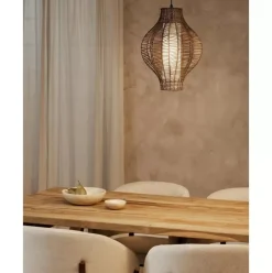 Pendelleuchte Malena Aus Rattan