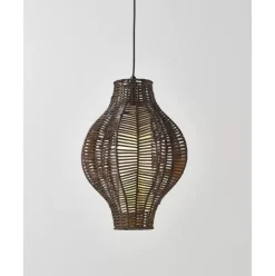 Pendelleuchte Malena Aus Rattan