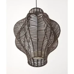 Pendelleuchte Malena Aus Rattan