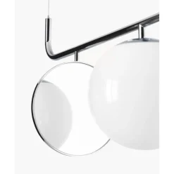Pendelleuchte Mond Mit Glaskugel