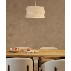 Pendelleuchte Nyla Mit Asymmetrischem Lampenschirm