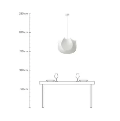 Pendelleuchte Pearl In Seiden-Optik