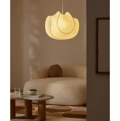 Pendelleuchte Pearl In Seiden-Optik