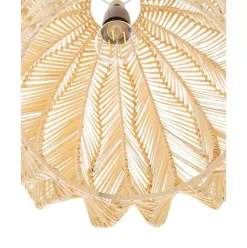 Pendelleuchte Ufe Aus Rattan