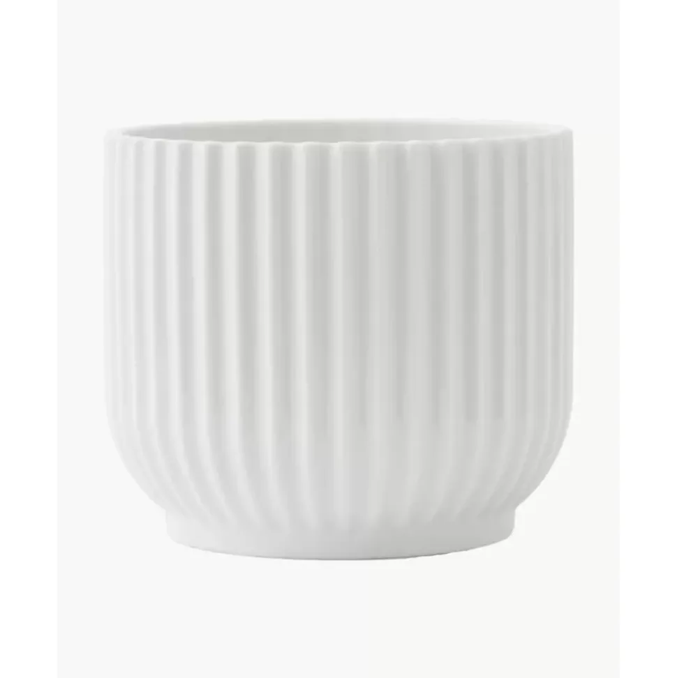 Porzellan-Ubertopf Lyngby, H 11 Cm