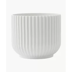 Porzellan-Ubertopf Lyngby, H 13 Cm