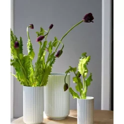 Porzellan-Vase Lyngby, H 25 Cm