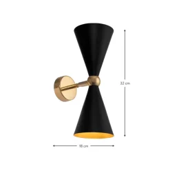 Retro-Wandleuchte Vesper
