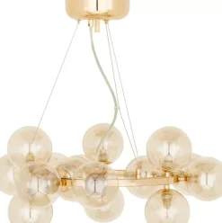 Runde Glaskugel Pendelleuchte Splendor