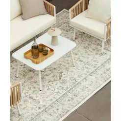 Runder In- & Outdoor-Teppich Marrakesch