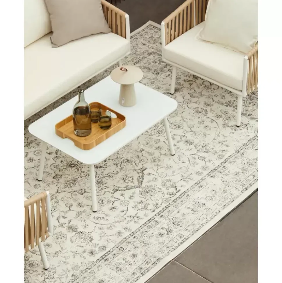 Runder In- & Outdoor-Teppich Marrakesch
