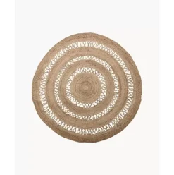 Runder Jute-Teppich Benita