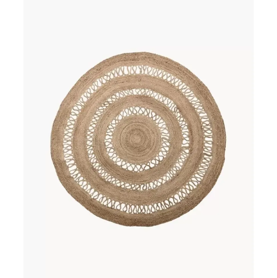 Runder Jute-Teppich Benita