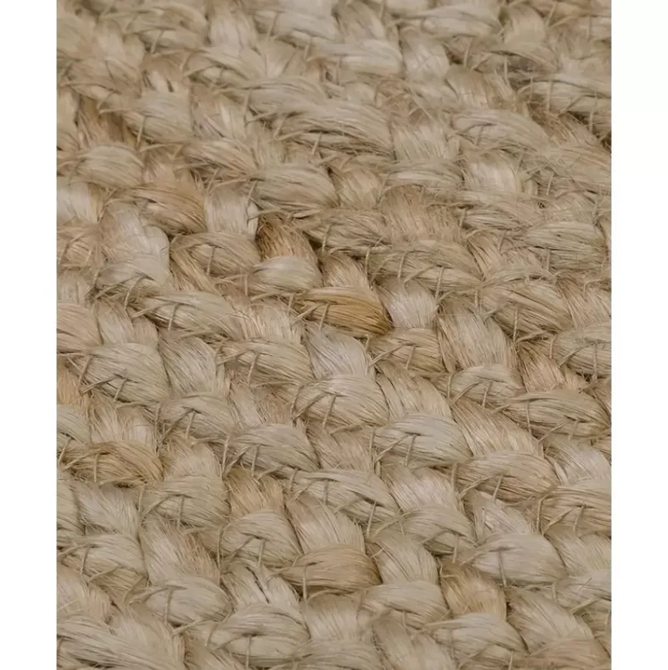 Runder Jute-Teppich Niago, Handgefertigt