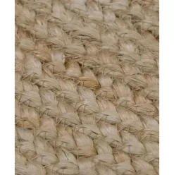 Runder Jute-Teppich Shyam, Handgefertigt