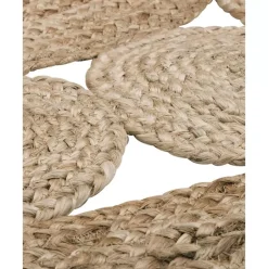 Runder Jute-Teppich Tapu, Handgefertigt
