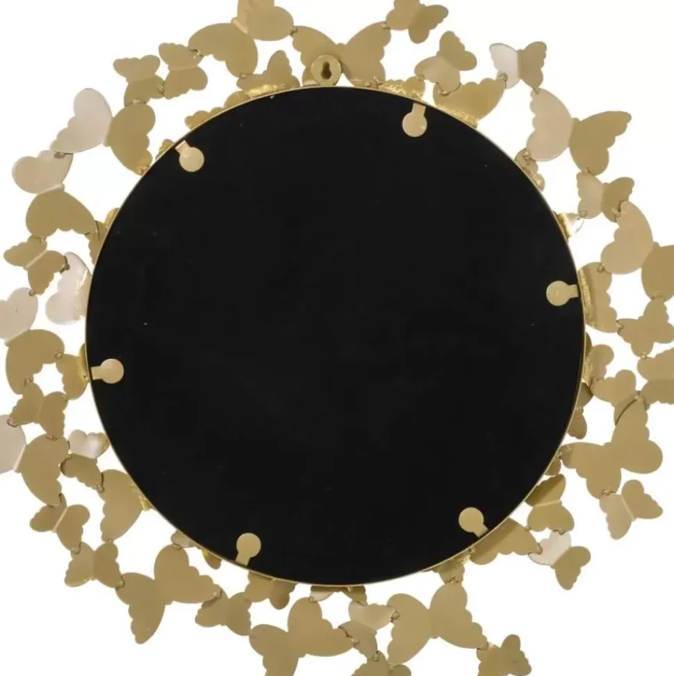 Runder Wandspiegel Butterfly Mit Antik-Finish