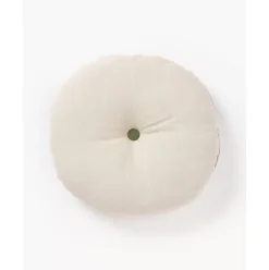 Rundes Dekokissen Devi, Mit Inlett