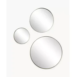 Rundes Wandspiegel-Set Lacie, 3Er-Set